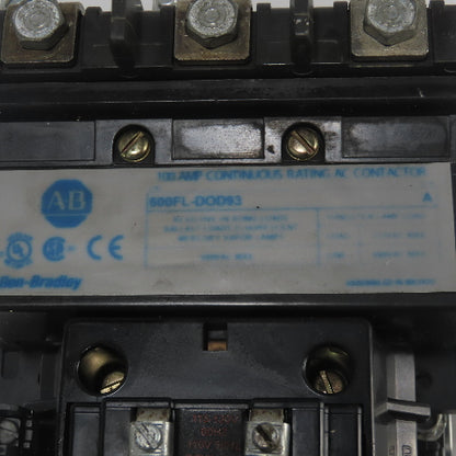 Allen Bradley 500FL-DOD93 Ser A Lighting Contactor 690VAC 3-Pole 110-120V Coil