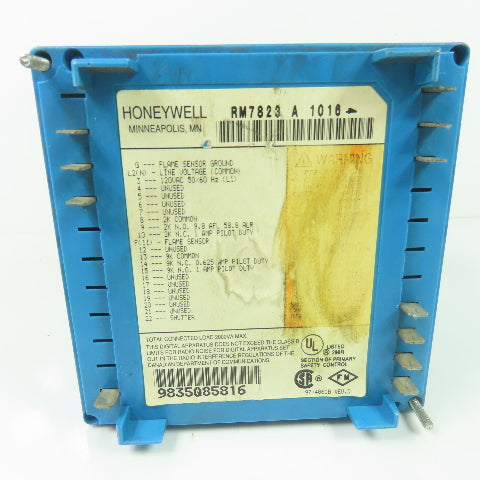 Honeywell RM7823 A 1016 Burner Control Unit 120VAC