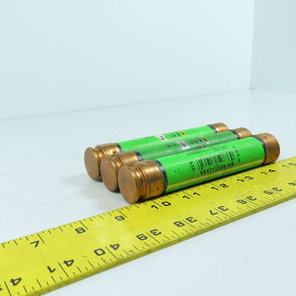 Bussman FRS-R-40 Fusetron 40A Energy Efficient Time Delay Fuses 600VAC Lot Of 3