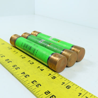 Bussman FRS-R-40 Fusetron 40A Energy Efficient Time Delay Fuses 600VAC Lot Of 3