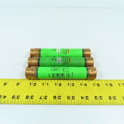 Bussman FRS-R-40 Fusetron 40A Energy Efficient Time Delay Fuses 600VAC Lot Of 3