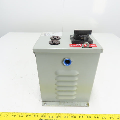 Daykin MDGTA-05 1000VA Disconnect Transformer Pri 480V Sec 120V 8.3A 1Ph