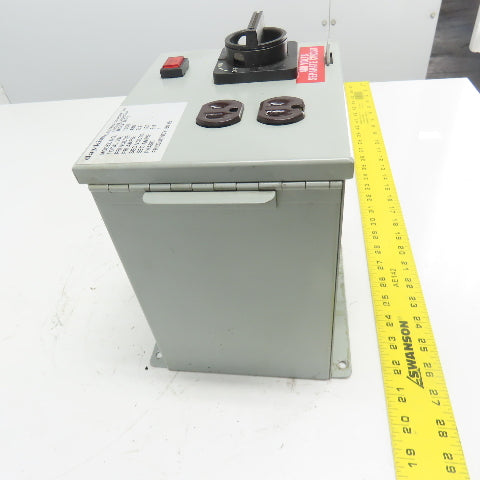 Daykin MDGTA-05 1000VA Disconnect Transformer Pri 480V Sec 120V 8.3A 1Ph