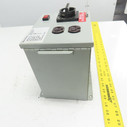 Daykin MDGTA-05 1000VA Disconnect Transformer Pri 480V Sec 120V 8.3A 1Ph