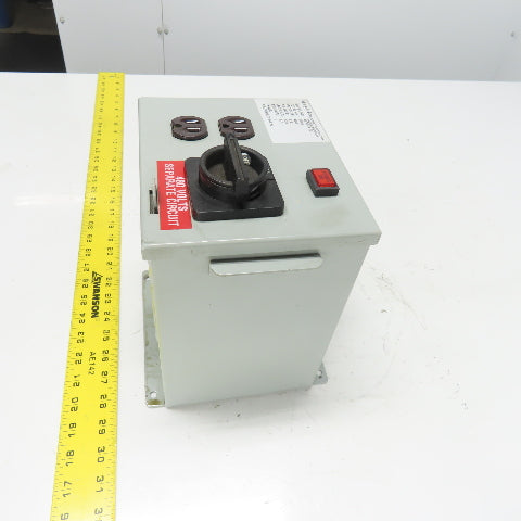 Daykin MDGTA-05 1000VA Disconnect Transformer Pri 480V Sec 120V 8.3A 1Ph