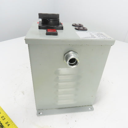 Daykin MDGTA-05 1000VA Disconnect Transformer Pri 480V Sec 120V 8.3A 1Ph