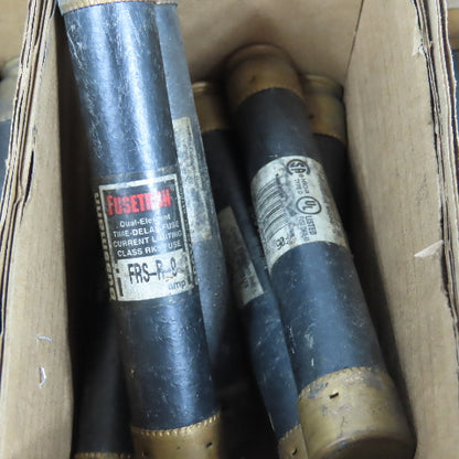 Bussman FRS-R-30, 3-2/10, 9, 6, Fusetron Misc Time Delay Fuses 600VAC Lot Of 31