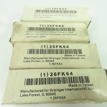 Grainger 26FK64 Strobe Tube Light with Oval Base Lot Of 4