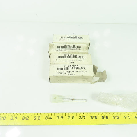 Grainger 26FK64 Strobe Tube Light with Oval Base Lot Of 4