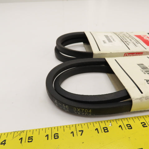 Dayton 3X704P A56 3 x 704 V-Belt Lot Of 2