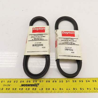 Dayton 3X704P A56 3 x 704 V-Belt Lot Of 2