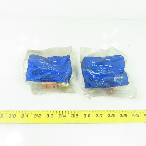 Ferraz Shawmut R636 Fuse Reducer 60A/600V To 30A/600V NEW Lot Of 2