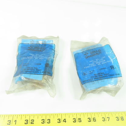 Gould Shawmut Type 166 Fuse Reducer 100A/600V To 60A/600V NEW Lot Of 2