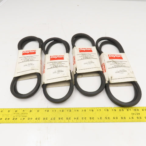 Dayton 3X640G V-Belt B66 69" Polyester Lot Of 4