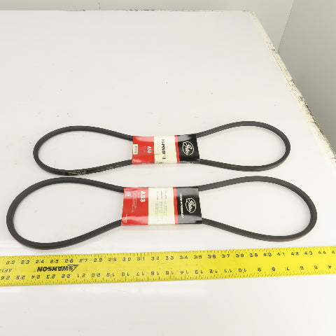 Gates A53 Hi-Power II A-Section V-Belt 1/2" x 55" Lot Of 2