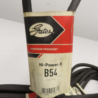 Gates B54 Hi-Power II B Section V-Belt 57" Lot Of 8