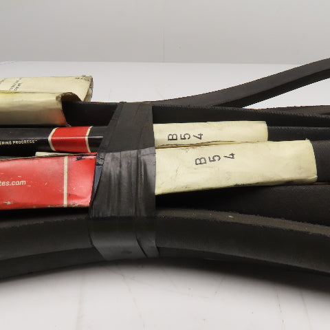 Gates B54 Hi-Power II B Section V-Belt 57" Lot Of 8