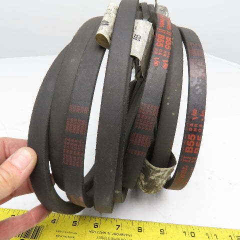 Gates B55 Hi-Power II B Section V-Belt 58" Lot Of 9