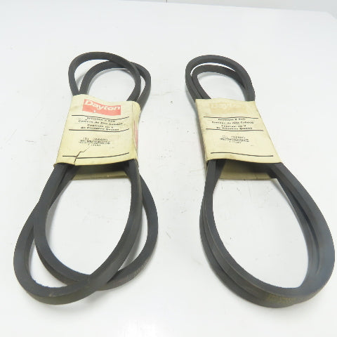 Dayton 3X648G V- Belt 0.4" x 93" x 21/32" Lot Of 2