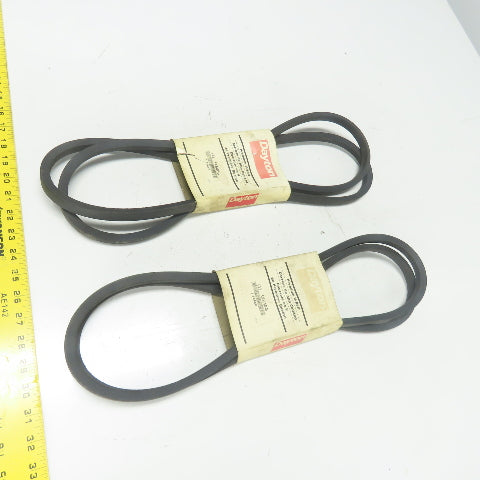 Dayton 3X648G V- Belt 0.4" x 93" x 21/32" Lot Of 2