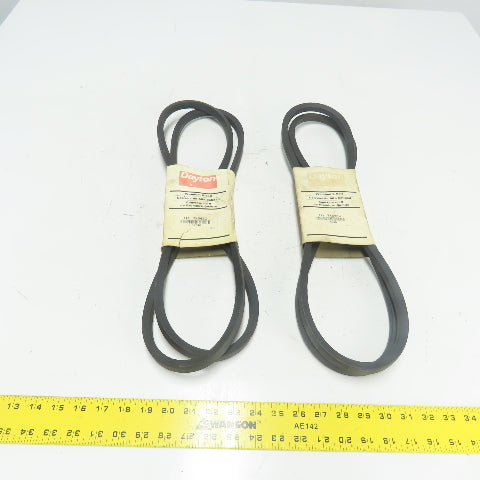 Dayton 3X648G V- Belt 0.4" x 93" x 21/32" Lot Of 2