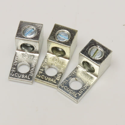 Panduit LAMA2 14-2 CU9AL Mechanical Wire Lug Lot Of 3