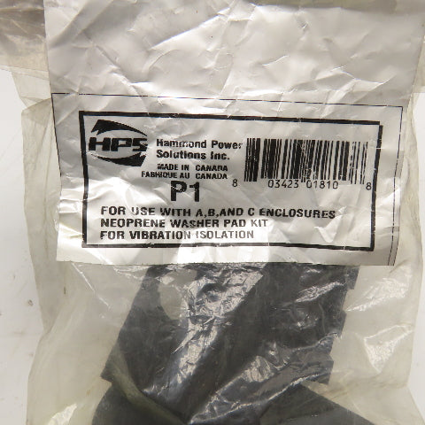 Hammond P1 Electrical Enclosure Transformer Vibration Isolation Pad Kit