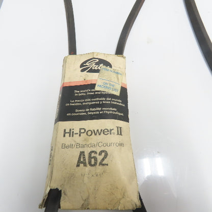 Gates A62 High Power II V-Belt 64" Lot Of 5