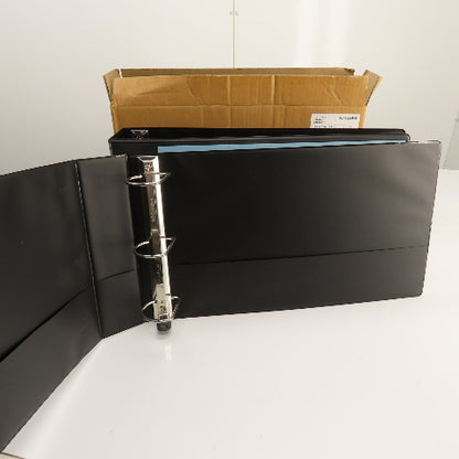 [IN] Place 1388845 24130557 heavy Duty 11" x 17" View Binder 3" Black Lot Of 2
