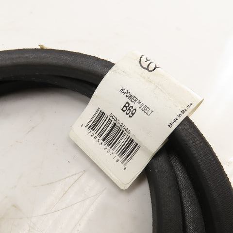 Gates 9003-2069 Hi Power II B69 B Section V-Belt 21/32" x 72"