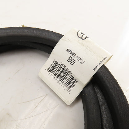 Gates 9003-2069 Hi Power II B69 B Section V-Belt 21/32" x 72"