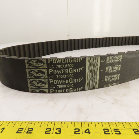 Gates 700XH200 Power Grip Timing Belt 7/8" Pitch 2" W x 70" L 80 Teeth