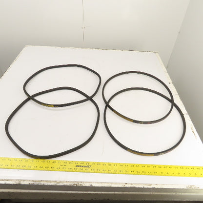Goodyear Hutuo B60 5L630 B-Section V Belt 21/32" x 63:" Long Lot Of 4 (2 Brands)