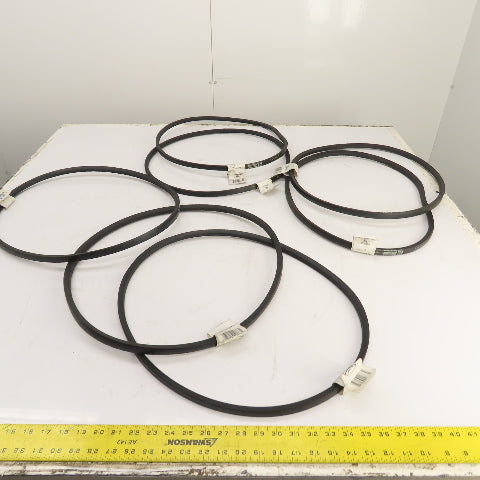 Gates 9003-2054 Hi-Power II B54 B-Section V Belt 5/8" x 57" Long Lot Of 7