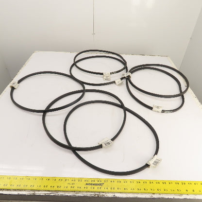 Gates 9003-2054 Hi-Power II B54 B-Section V Belt 5/8" x 57" Long Lot Of 7