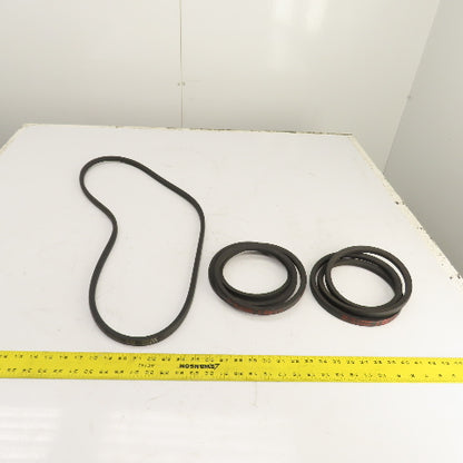 Gates Hi-Power II B66 B-Section V Belt 5/8" x 69" Long Lot Of 3 (2 Brands)