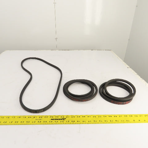 Gates Hi-Power II B66 B-Section V Belt 5/8" x 69" Long Lot Of 3 (2 Brands)