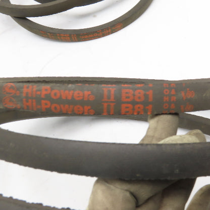 Gates B81 B Section V-Belt 84" Lot Of 8