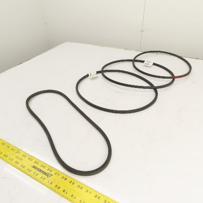 Gates Hi-Power II A44 A-Section V Belt 1/2 x 46" Long Lot Of 4