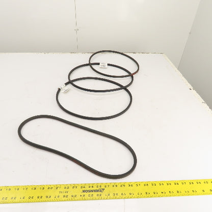 Gates Hi-Power II A44 A-Section V Belt 1/2 x 46" Long Lot Of 4