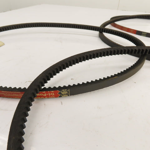 Gates 9012-2037 Tri-Power Notched Belt AX Section 1/2" x 39" Long Lot Of 5