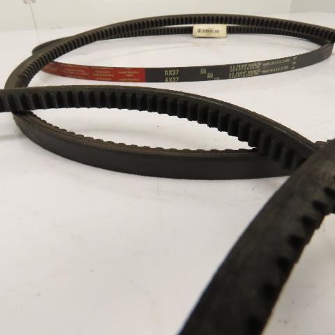 Gates 9012-2037 Tri-Power Notched Belt AX Section 1/2" x 39" Long Lot Of 5