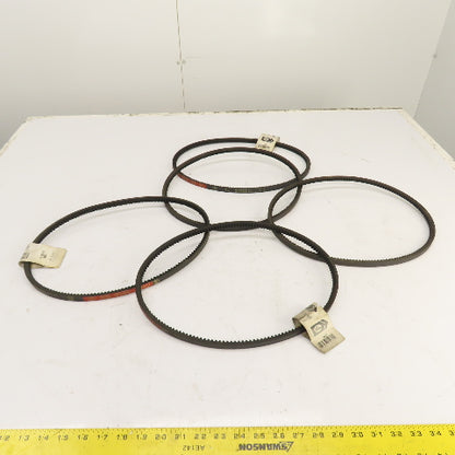 Gates 9012-2037 Tri-Power Notched Belt AX Section 1/2" x 39" Long Lot Of 5