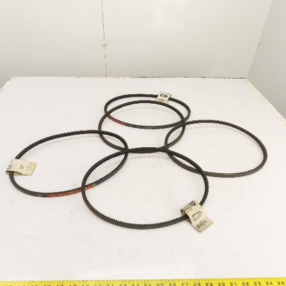 Gates 9012-2037 Tri-Power Notched Belt AX Section 1/2" x 39" Long Lot Of 5