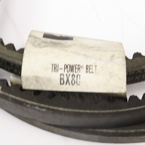 Gates BX80 Tri-Power B Section Cogged V-Belt 83" Lot Of 2