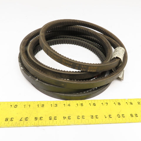 Gates BX80 Tri-Power B Section Cogged V-Belt 83" Lot Of 2