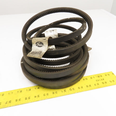 Gates BX71 Tri-Power B Section Cogged V-Belt 74" Lot Of 4