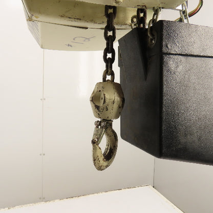Coffing EC.2816.7 1 Ton 2000LB Electric Chain Hoist 20' Lift 16FPM 3PH W/Trolley