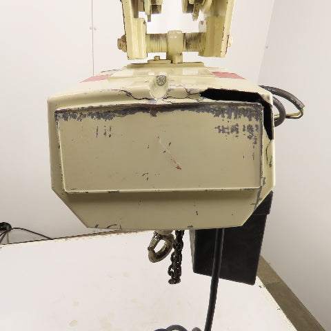Coffing EC.2816.7 1 Ton 2000LB Electric Chain Hoist 20' Lift 16FPM 3PH W/Trolley