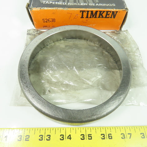 Timken 52638 Tapered Roller Bearing Single Cup 6-3/8" OD